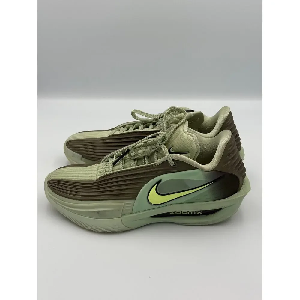 Nike GT Cut 3 ZoomX Basketball Shoes Olive Aura Barely Green US Size 6